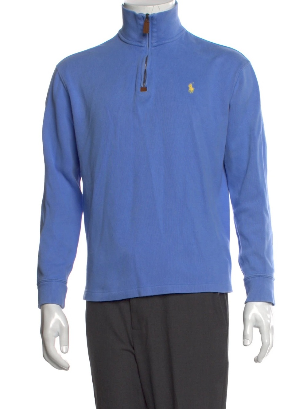 Polo Ralph Lauren Vintage Blue Quarter-Zip Sweatshirt Size M